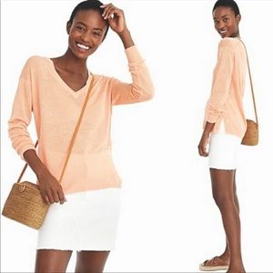 VGUC J.Crew Peach Summer Weight Sweater